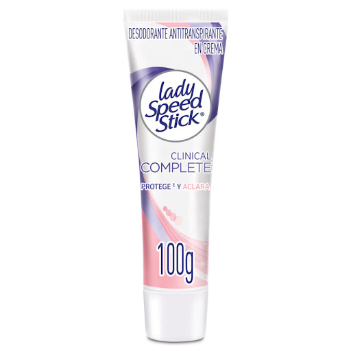 Desodorante Mujer Lady Speed Stick Clinico Protegre Aclara Tubo x 100 gr