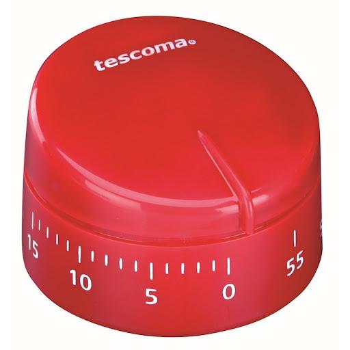 Reloj Minutero 60 Segundos Rojo Presto Tescoma Caja x 1 Gire el minutero al m˙ximo y retroceda hasta seleccionar el tiempo que necesite medir. El minutero sonar˙ cuando dicho tiempo haya transcurrido. Provisto con un im˙n para colocar f˙cilmente en la coci