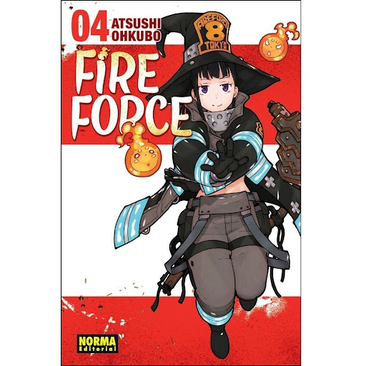 Fire Force No. 4 Editorial Norma Editorial Norma Libro x 1.0 FIRE FORCE 04  Colecciones: CÓMIC MANGA  Editoriales: NORMA Editorial  Series: FIRE FORCE  ISBN 9788467929270 Fecha de venta 26/1/2018 Formato Tapa blanda con sobrecubierta Num páginas 192 Tamaño 11.5