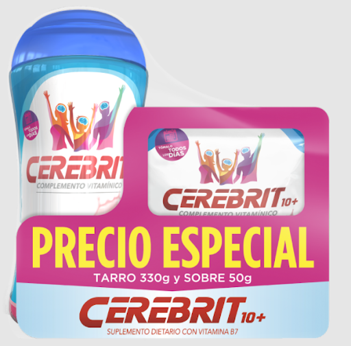 Cerebrit Fresa x 330 gr + Sobre x 50 gr