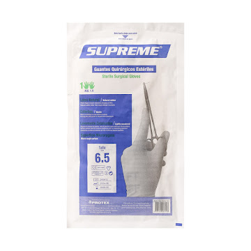 Guante Supreme Quirúrgico Estéril #6.5 x 1 und  