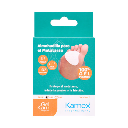 Almohadilla Metatarso Kamex Gel Talla S-M x 2 und