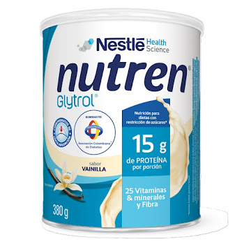 Nutren Glytrol Polvo Vainilla x 380 gr  