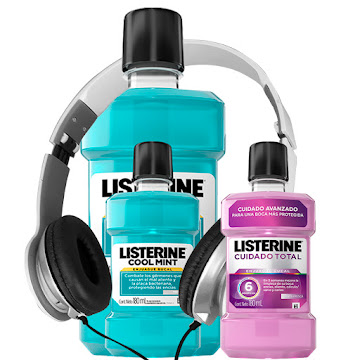 Oft Enjuagues Listerine   Cool Mint X500ml+Cuidado Total X180ml (Medios  