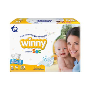 Pañales Winny Ultratrim Sec Etapa 2 x 30 und  