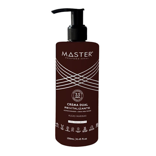 Crema Para Peinar Dual Revitalizante - Algas Marinas X 250 ml MASTER PROFESSIONAL Frasco 250 ml x 20 ml Crema Para Peinar Dual Revitalizante - Algas Marinas X 250 ml

Producto bifuncional que puede ser utilizado como acondicionador o crema para peinarsin enjuague. Sus ingredientes ejercen una acción pur