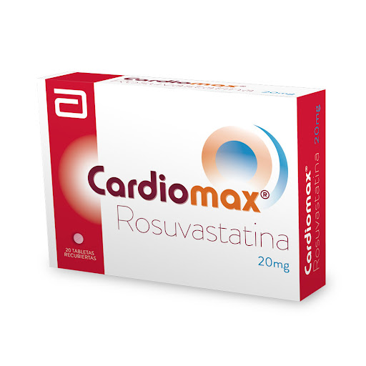 Cardiomax Rosuvastatina 20 mg Abbott Caja x 20 Tabletas