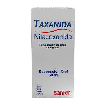 Taxanida Nitazoxanida   100mg/5ml Polvo Para Reconstruir Labinco Frasco x 60ml 