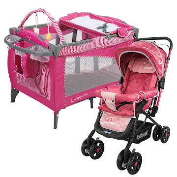 Solo Online Corral Cuna Bebesit Mon   Ami Coche Roma Rosado X 1 Unidad 