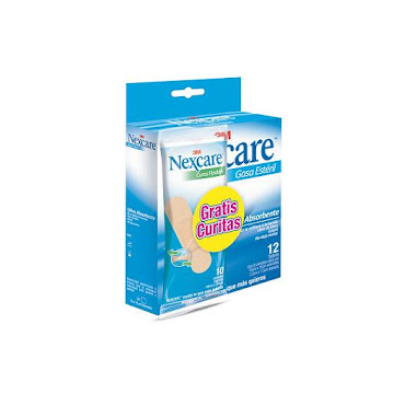 Gasa Nexcare 3m x 24 sobres + Curas x 1 und  