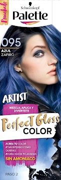 Tinte Palette Perfect Gloss Color Azul Zafiro N°095 X 1Und               