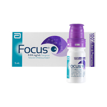 Focus Travoprost 0.004 mg Solución Oftálmica Estéril Abbott x 5 ml  