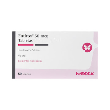 Eutirox Levotiroxina Sódica 50 mcg Merck Caja x 50 Tabletas  