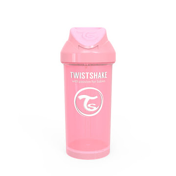Vaso Pitillo Twistshake Pastel Rosa x 360 ml  