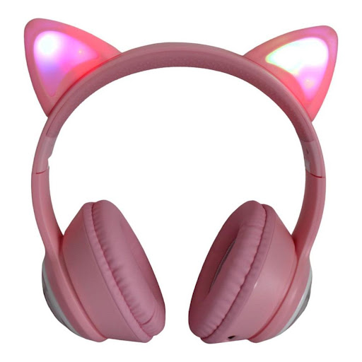 Diadema Bluetooth Inalámbrica Con Orejas De Gato LED Recargable UNIMARC Unidad x 1 