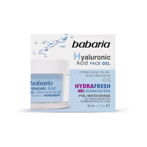 Tratamiento Facial   Babaria Hydragel Con Ácido Hialuronico x 50 ml