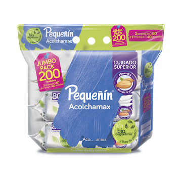 Toallitas Húmedas Pequeñín Acolchamax x 200 und  