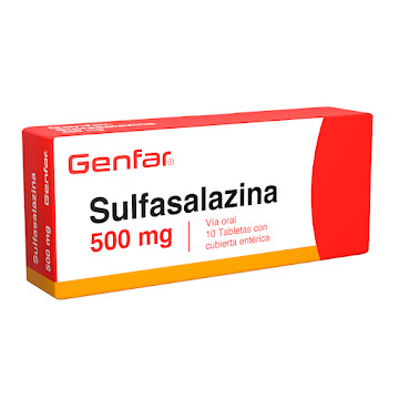 Sulfasalazina Genfar 500 mg Caja x 10 Comprimidos  