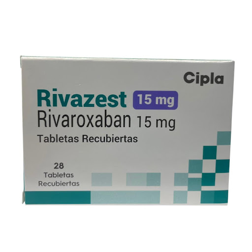 Rivazest Rivaroxabán 15 Mg Cipla Caja x 28 Tabletas