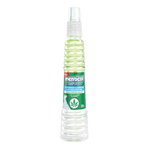 Loción Bifásica Menticol Con CBD Frasco x 250 ml
