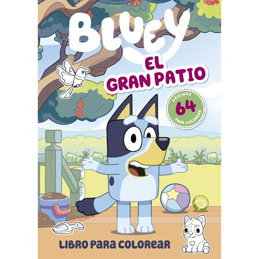 Bluey. El Gran Patio. Libro Para Colorear Altea Libro x 1.0 Bluey. El Gran Patio. Libro Para Colorear  Colorea el patio de Bluey, el parque de juegos, el arroyo y mucho más en este libro para colorear lleno de diversión.  Colección INFANTIL Páginas 64 Tipo de 