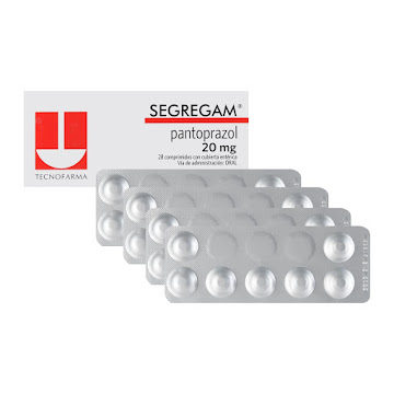 Segregam Pantoprazol 20 mg Tecnofarma Caja x 28 Comprimidos  
