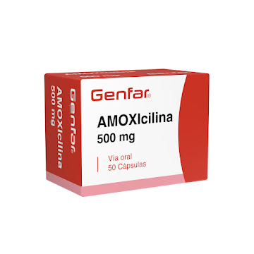 Amoxicilina 500 mg Genfar Caja x 50 Cápsulas  