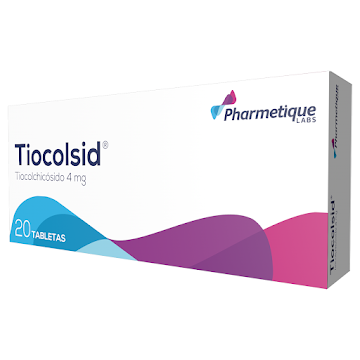 Tiocolsid Tiocolchicosido 4 mg Pharmetique Caja x 20 Tabletas  