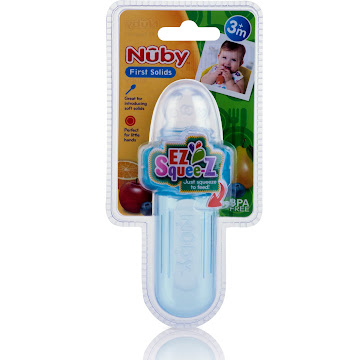 Cuchara Nuby Alimentador Sólido Squeez x 1 und  