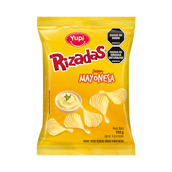 Pasabocas Yupi Papas Fritas Rizadas Mayonesa Paquete x 105 gr  