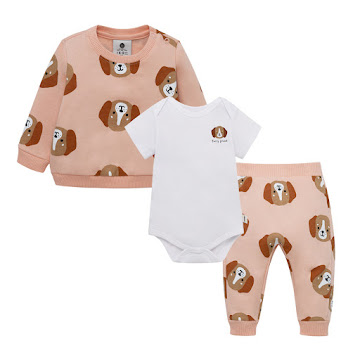 Conjunto Bebé Offcorss Perrito 0-3 Meses x 3 Piezas undefined