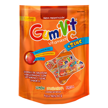 GOMAS PROCAPS BONFIBRA   MANDARINA SIN AZÚCAR BAJA EN CALORÍAS X30UN 