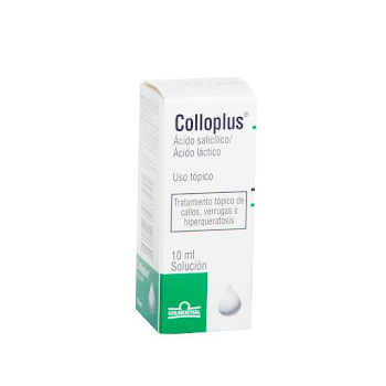Colloplus Ácido Salicilico + Ácido Láctico 1.09g/4.52g Grunenthal Solución Frasco x 10 ml  