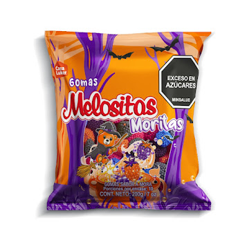 Goma Casa Luker   Melocitas De Mora  Halloween x 200 gr 