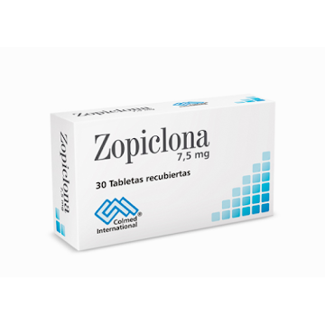 Zopiclona 7.5mg Colmed Caja x 30 Tabletas  