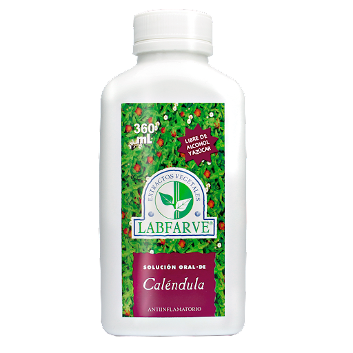 Solución Oral de Caléndula 300 mg Labfarve Jarabe Frasco x 360 ml