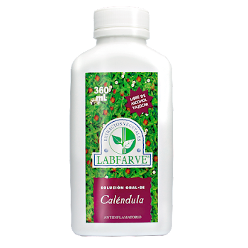 Solución Oral de Caléndula 300 mg Labfarve Jarabe Frasco x 360 ml  
