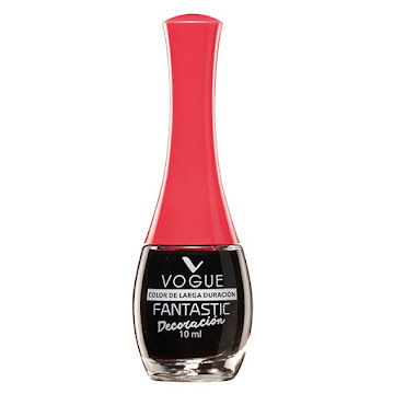 Esmalte Vogue Fantastic Decoración Onix 44 x 10 ml  
