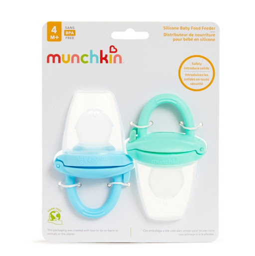Dispensador De Comida Fresca Para Bebe Azul Y Menta X 2 Und Munchkin Unidad x 1 Conoce la forma sencilla y sin estrés de alimentar con sólidos a tu  bebé en crecimiento: nuestro dispensador de alimentos de silicona para bebés!
Diseñado con un pequeño orificio en la parte inferior