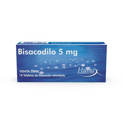 Bisacodilo 5 mg Humax Caja x 10 Tabletas