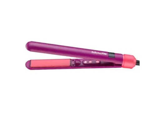 PLANCHA HIP COLOR MAGENTA 1" BaBylissPRO Caja x 1  Placas de Nano Titanium.