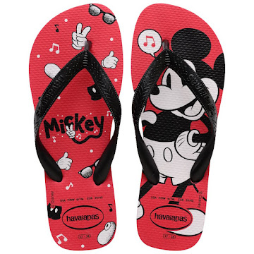 Sandalias Havaianas Top   Disney Rojo T41-42 x 1 par 