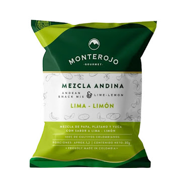 Pasabocas Monterojo Mezcla Andina Lima Limón x 110 gr  