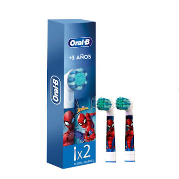Cabezal Redondo de Repuesto Oral-B Marvel Spider-Man Caja x 2 und  