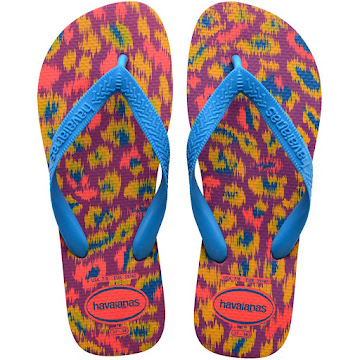 Sandalias Havaianas Top   Animals Morado T35-36 x 1 par 