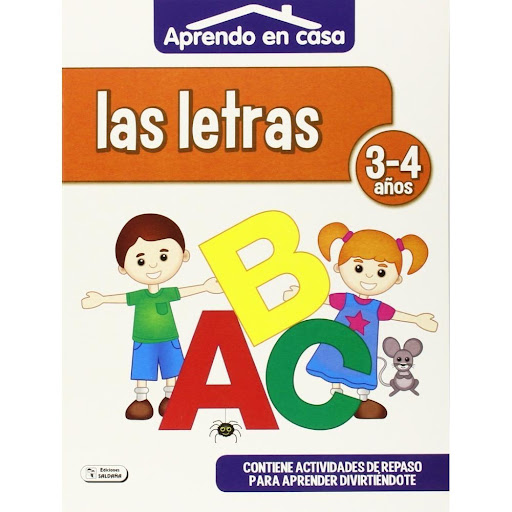 Las Letras. Aprendo En Casa. 3-4 Años Ediciones Saldana Libro x 1.0 LAS LETRAS (3-4 AÑOS) APRENDO EN CASA  Editorial: SALDAÑA Idioma: CASTELLANO Encuadernación: Sin definir ISBN: 8436026776117 Año de edición: 2013 Plaza de edición: ESPAÑA Fecha de lanzamiento: 05/02/2