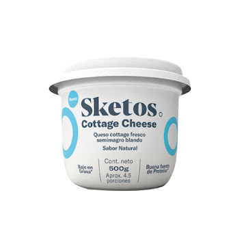 Queso Sketos Cottage Natural Vaso x 500 gr  