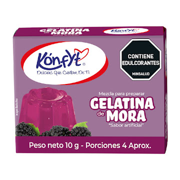 Gelatina De Mora Konfyt   Sin Azúcar x 10 gr 