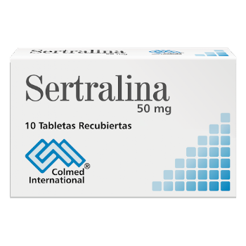 Sertralina 50 mg Colmed Caja x 10 Tabletas  