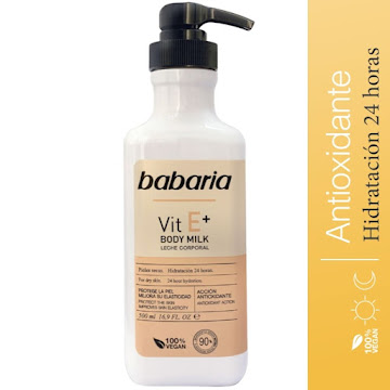 Leche Corporal Body Milk Babaria Vitamina E x 500 ml  